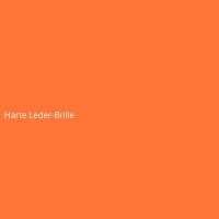 Harte Leder-Brille