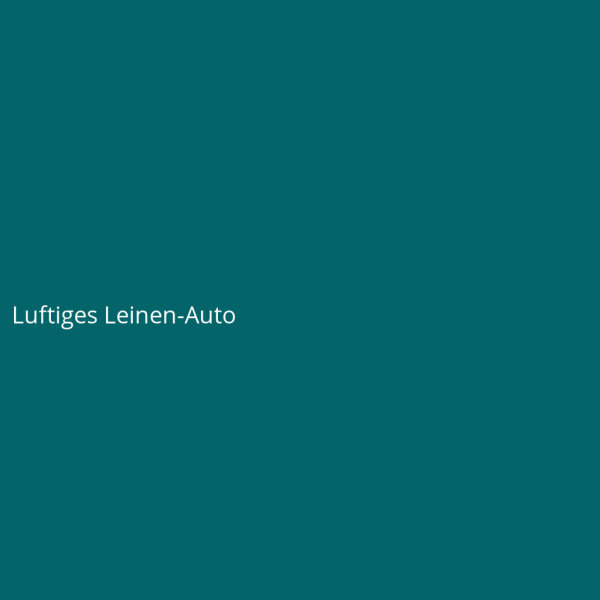 Luftiges Leinen-Auto