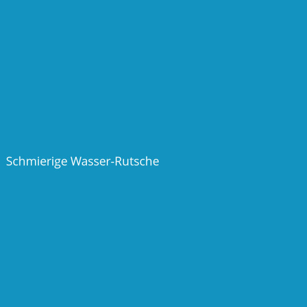 Schmierige Wasser-Rutsche