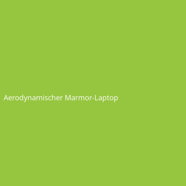Aerodynamic Marble Laptop