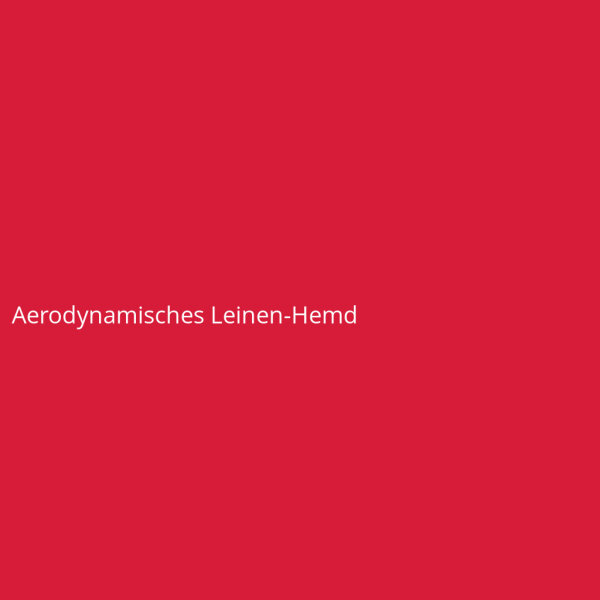 Aerodynamic Linen Shirt