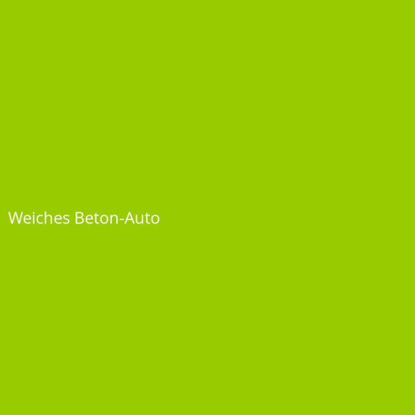 Weiches Beton-Auto
