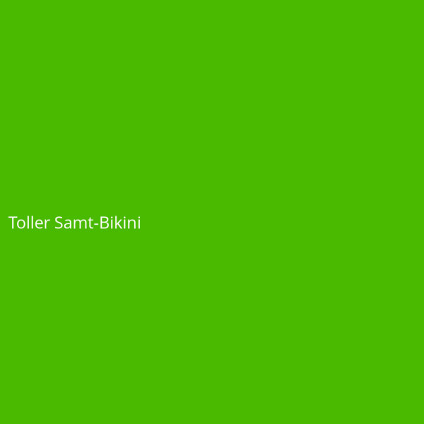 Toller Samt-Bikini